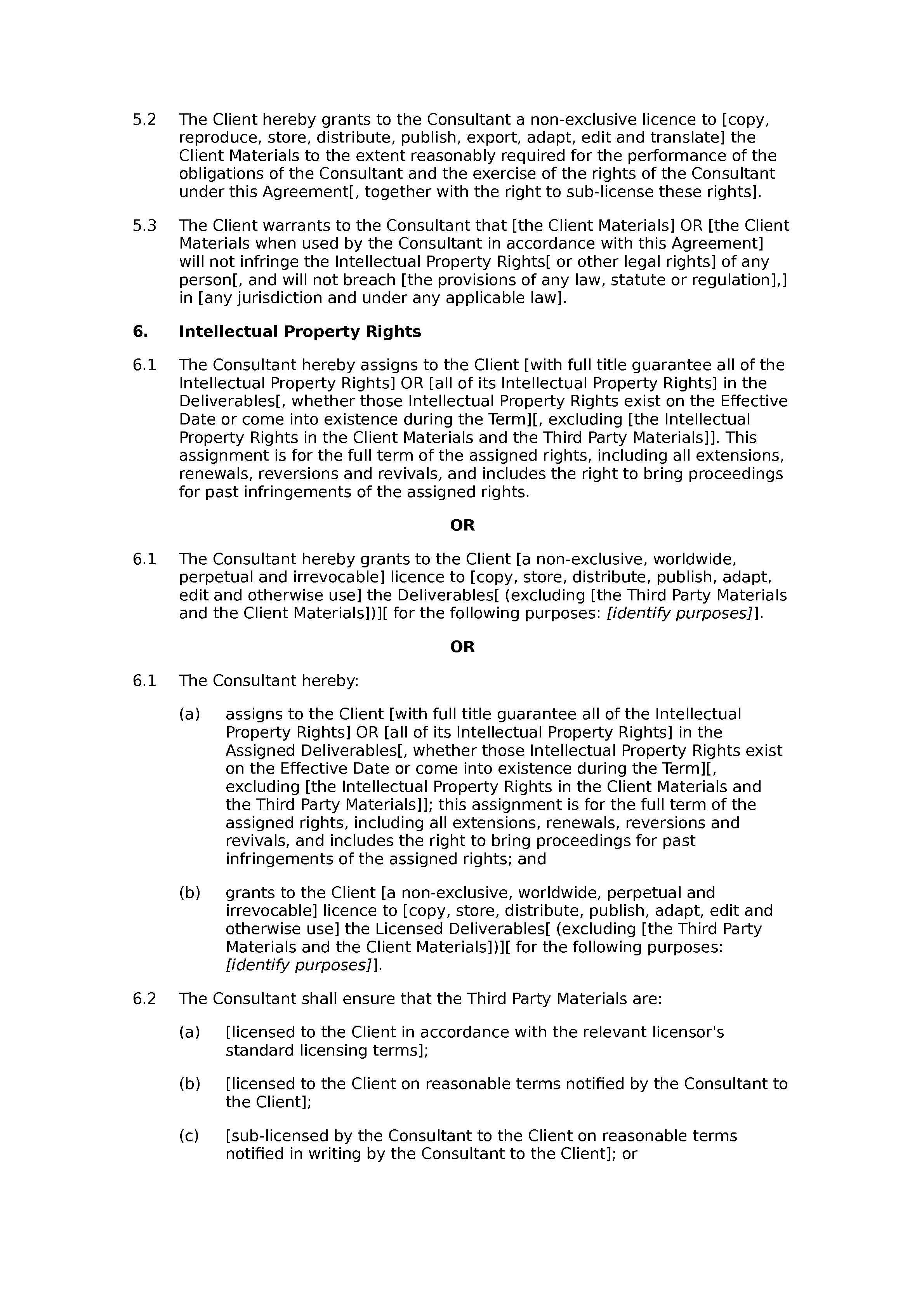 Consultancy and commission agreement document preview