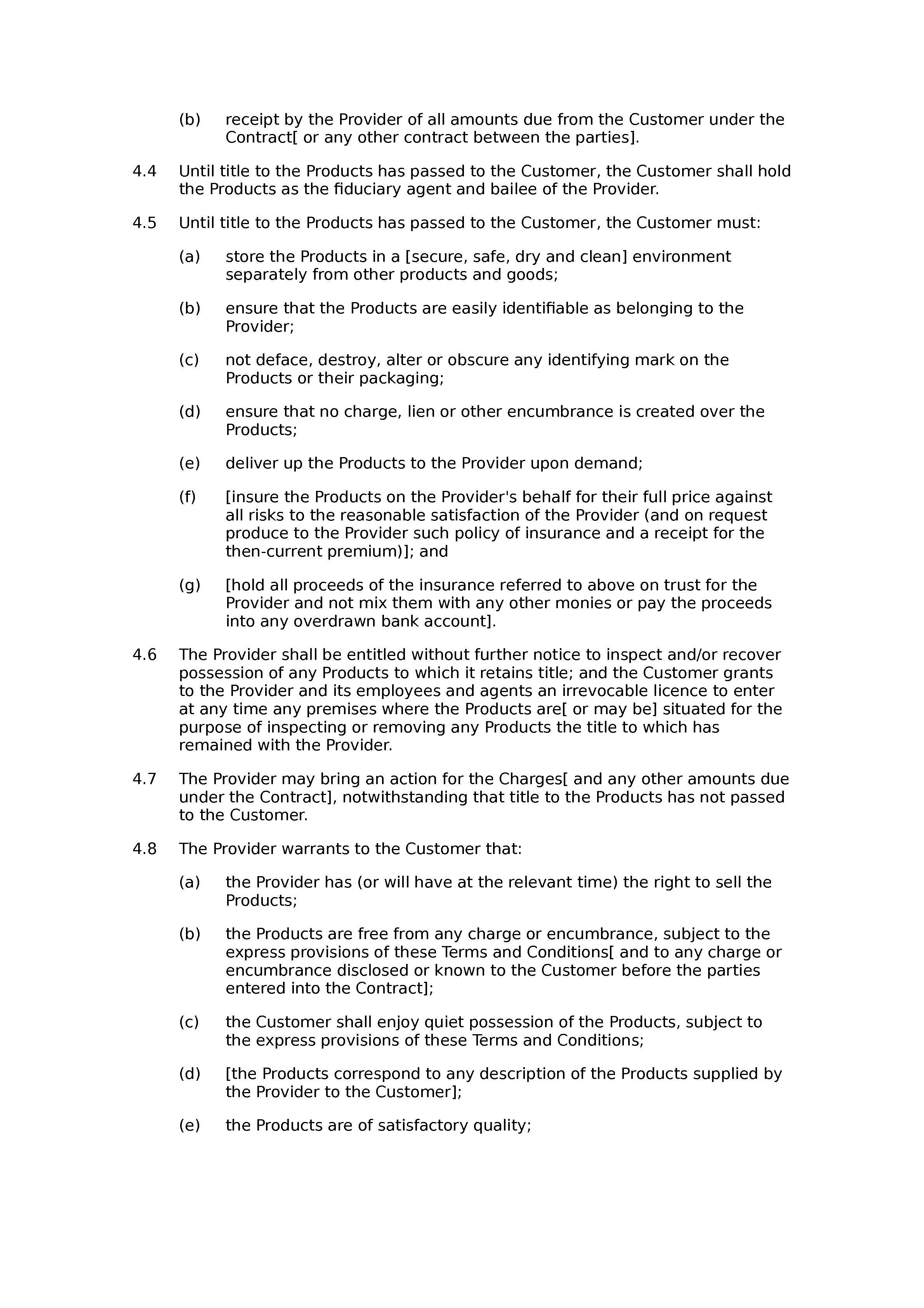 IT Support Terms And Conditions standard Docular
