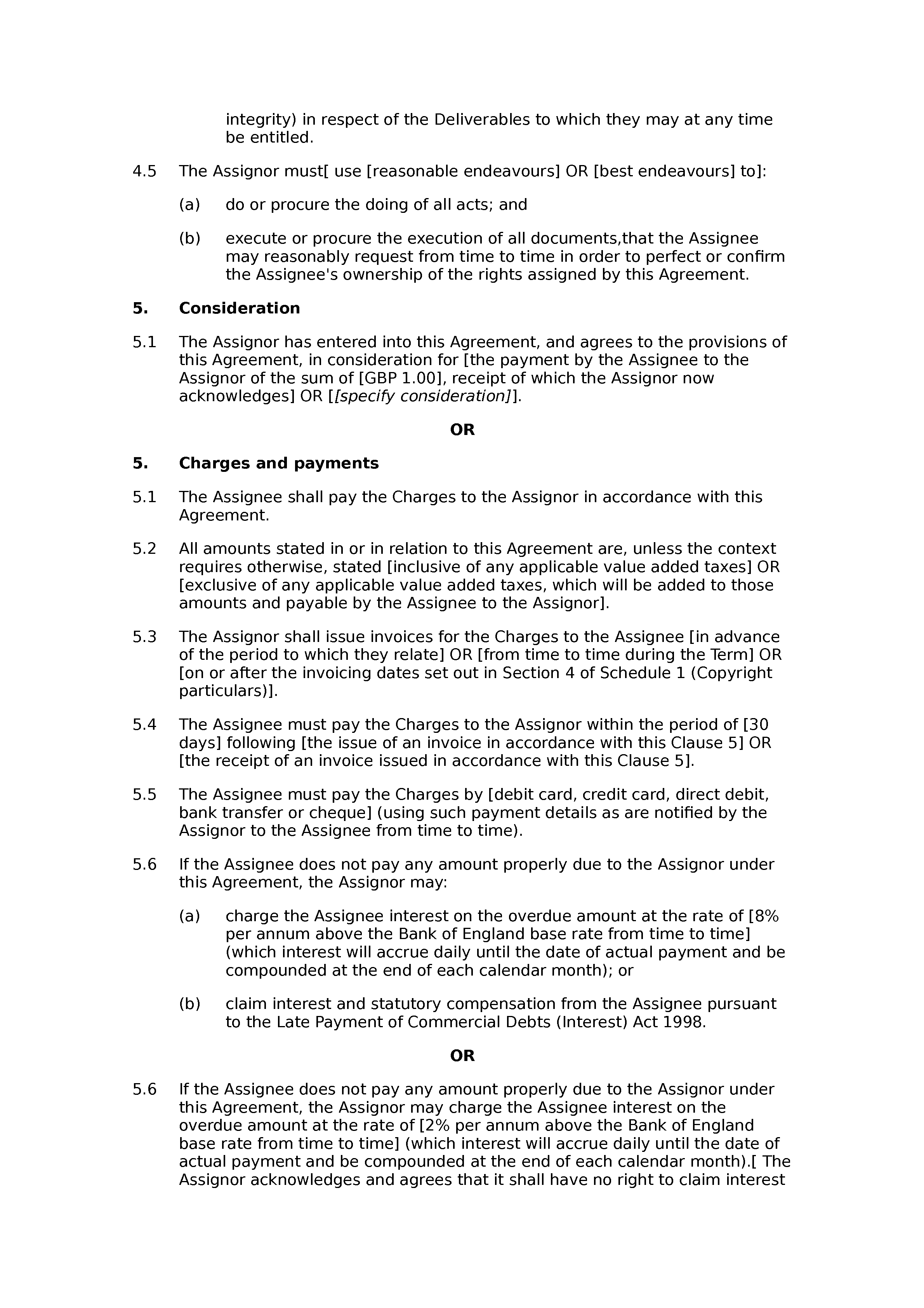 copyright assignment agreement pdf