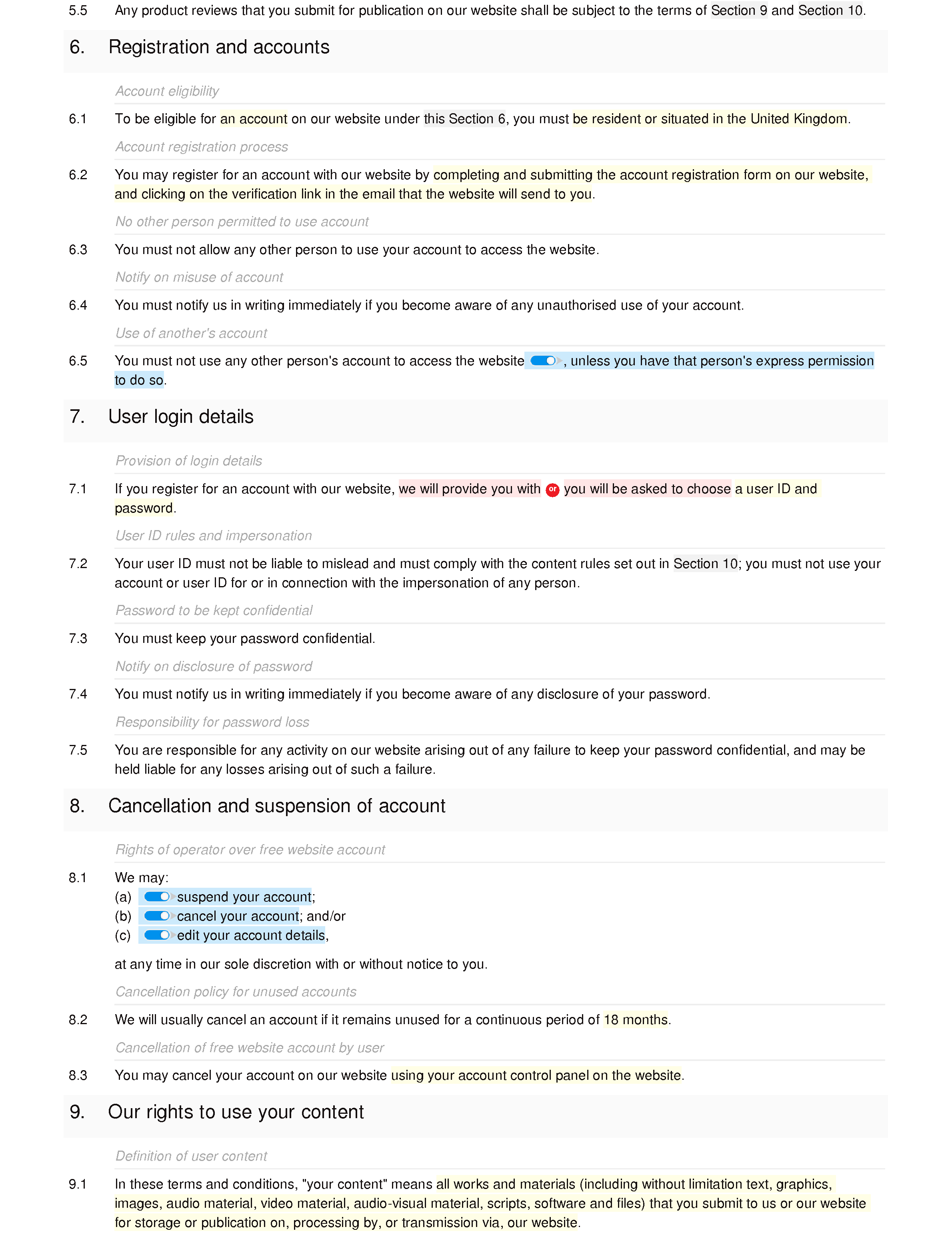 online-shop-terms-and-conditions-docular