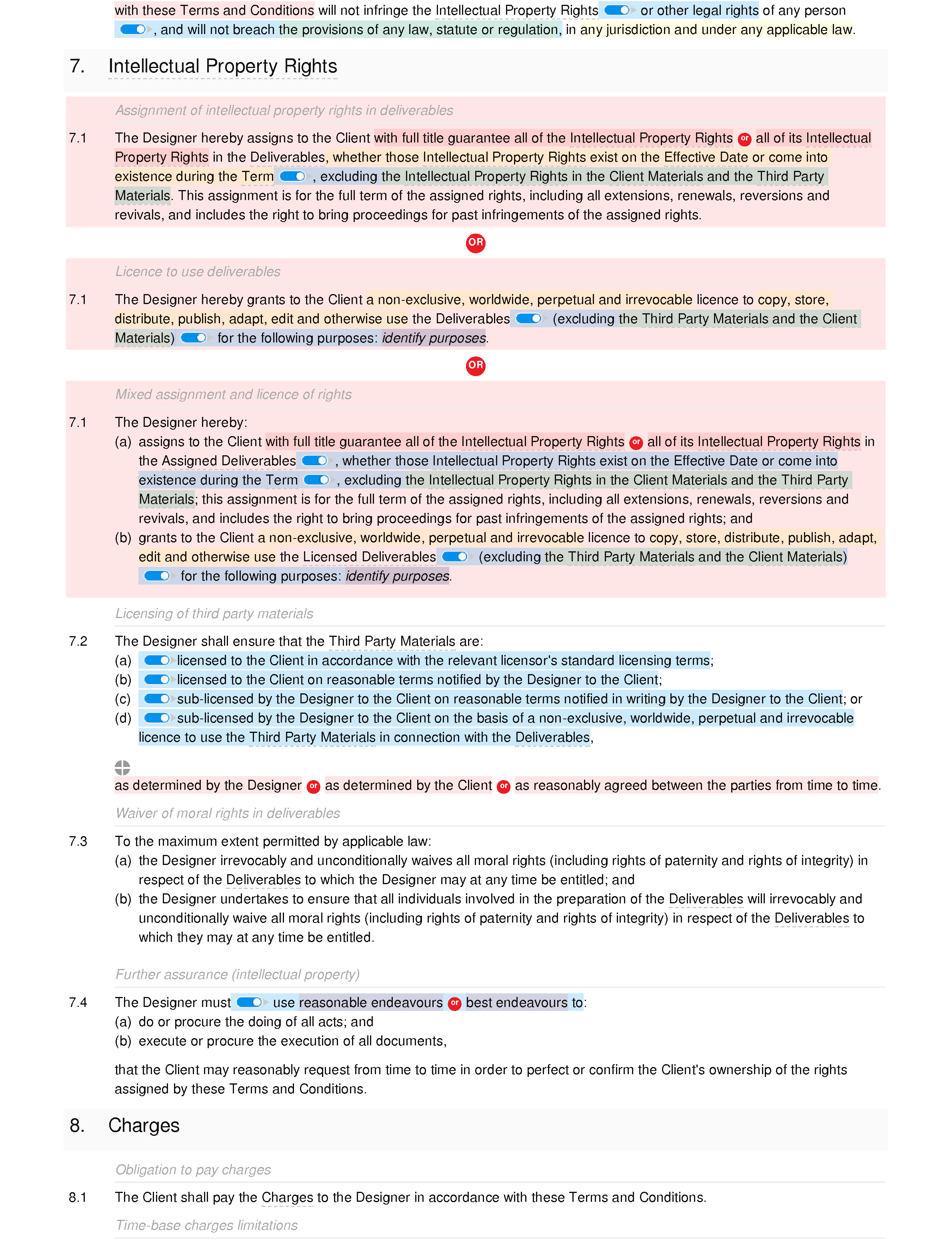 Graphic design terms and conditions Docular